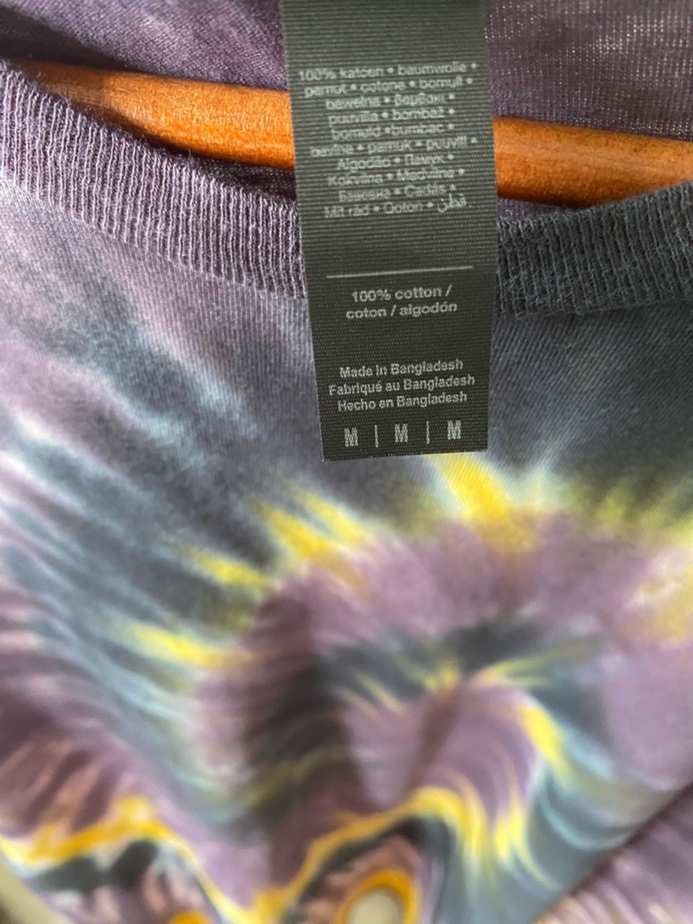 GILDAN SoftStyle Tie Dye Tee Size Medium Boho Festival Casual Unisex T-Shirt - Picture 10 of 11